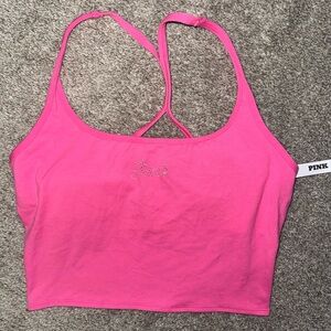 Victoria's Secret PINK Bling crop tank top